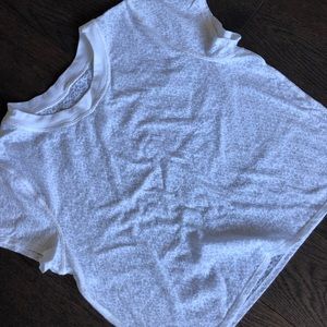 Lululemon Hint of Sheer Tee, white